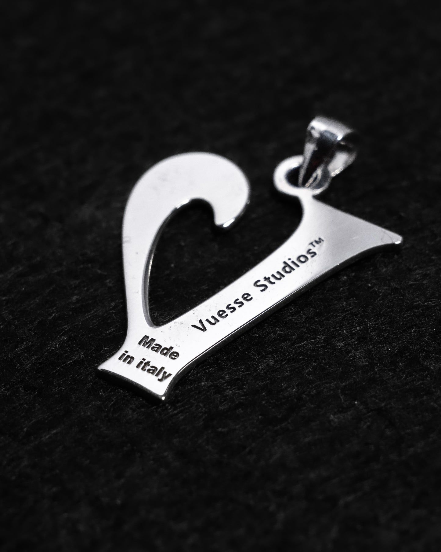 V charm necklace