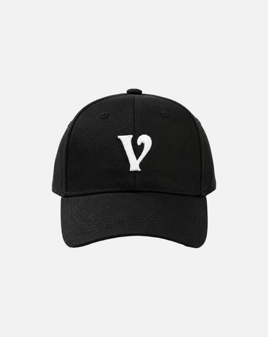 monogram cap black
